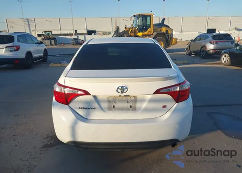 2015 Toyota Corolla S from USA, damaged, VIN 5YFBURHE4FP281896